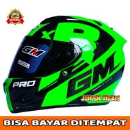 HELMET / GM HELMET / GM HELMET / GM FULL FACE RACE PRO ZR 650 GREEN FLUO HELMET
