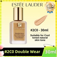 【Fast Shipping】Estee Lauder Foundation #2C0 Cool Vanilla Non-Dull Makeup Long-lasting Foundation for