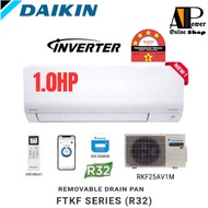 DAIKIN Inverter FTKF Series Built-in-Wifi Air Conditioner - 1.0HP/1.5HP/2.0HP/2.5HP