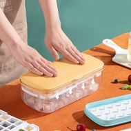 Ice mold silicone ice grid presses food -grade ice box household storage box refrigerator