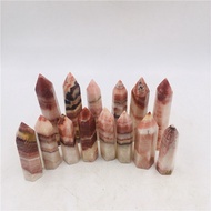 [ ร้าน กฎแรงดึงดูด ATTRACTION SHOP ] โรโดโครไซต์  rhodochrosite single point คอลัมน์ hexagonal