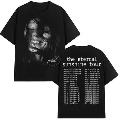 2026 The Eternal Sunshine Tour ariana grande T-shirt For Men Women 100% Cotton T Shirts To Hiphop To