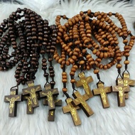WOOD ROSARY 9.5 INCHES