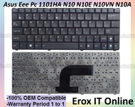 Asus Eee PC 1101 1101HA N10 N10J N10E N10JB N10JC N10VN N10A Series V090262CS1 Laptop Keyboard