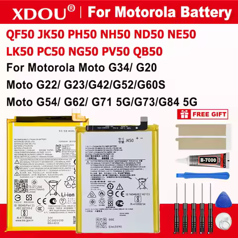 QF50 JK50 PH50 NH50 ND50 NE50 LK50 PC50 NG50 PV50 QB50 QF50 Battery For Motorola moto G34 G60S G73 G