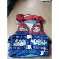 Green life jacket for children ms02