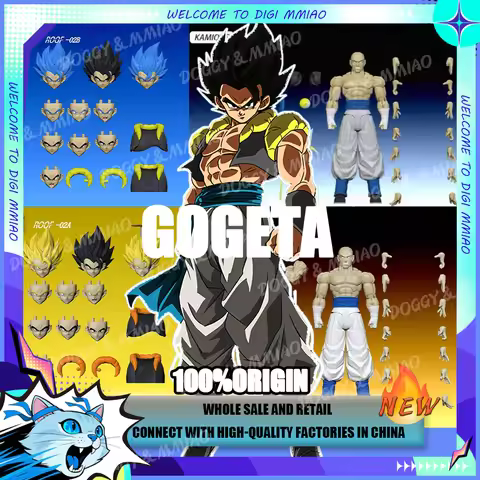 In stock Tonsenarttoys Kamione Dragon Ball Z SHF Super Saiyan SSJ SSJ2 Gogeta Son Goku Trunks Anime 