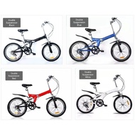 SG Seller Foldable Road Bicycle with training wheels