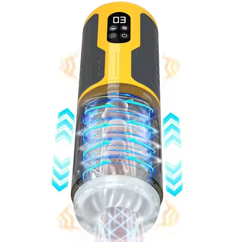 Hannibal Automatic Masturbator with 7 Thrusting Rotating Modes Electric Masturbation Cup for Men's P