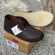 (FREE GIFTS 🎁) CLARKS DESERT TREK 04 Genuine Leather Coffee S1690001 KASUT KULIT LELAKI MEN MAN SHOE