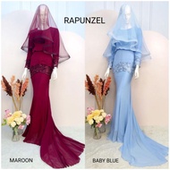[FREE VEIL] BRIDE SERIES LACE KURUNG RAPUNZEL KATE PLUS SIZE BAJU NIKAH TUNANG PENGANTIN