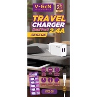 V-GeN Charger Type-C VTC2-38 2port 2. VGEN4A