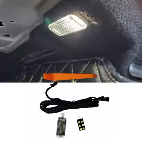 1SET Led Luggage Compartment Interior trunk Light For 2016-2024 Audi A4 S4 B9 Sedan S4 B9 Sedan A3 S