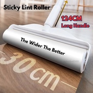 30/24/19/16cm Sticky Lint Roller Detachable Rod Floor Lint Roller Pet Hair Roller Extra Sticky Rolle