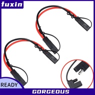 【XK10】 2pcs SAE to SAE Extension Cable 10AWG, Quick Disconnect Wire Harness 30cm 0.98FT