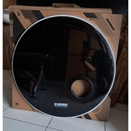 COVER BASS DRUM EVANS 22 INCH HEAD DRUM BASS HEAD EXTERNALLY M DAMPING CLEAR 22 BD22EMAD