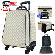 4 ล้อหมุนรอบ 360° 8586-SHOP กระเป๋าเดินทาง Sun POLO 16-18 นิ้ว ระบบรหัสล๊อค กระเป๋าล้อลาก (หนังสังเค