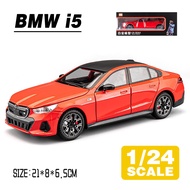 LEO 1:24 BMW i5 M60 Diecast Model Car Alloy Cars Toys Collection Gift For Kids Boy Girl