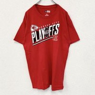 Used TEAM APPAREL short-sleeved printed T-shirt, NFL Kansas City Chiefs, American football, KC, red,