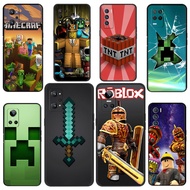 Realme 8S 8i 9i 9 10 Pro Plus 12 12X Compatibility TPU Phone Cases Soft protective cover Minecraft R