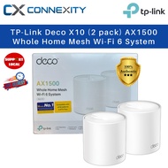 TP-Link Deco X10 V1 AX1500 (2-pack) (Whole Home Mesh Wi-Fi 6 System) TP Link WIFI 6 TP Link AX1500 T