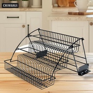 [CHiWANJi] Pull-out Spice Rack Condiment Rack Sturdy Multiuse Seasoning Organizer Spice