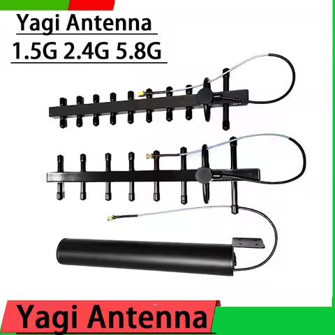 1.5G 2.4G 5.8G Yagi Antenna 12dB 10DB High Gain directional Antenna FOR Router WIFI GPS Beidou UAV D