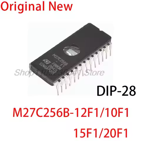 5PCS M27C256-10F1 M27C256B-10F1/12F1/15F1/20F1 M27C256 27C256 M27C256B DIP28 IC EPROM UV 256KBIT 100