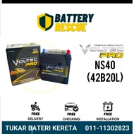 [Installation Provided] NS40 | NS40ZL | Voltec MF Car Battery Bateri Kereta | Myvi Bezza Axia Kancil