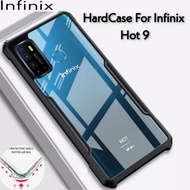 Case Infinix Hot 9 Armor Transparant HardCase Handphone