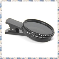 (BVWG) 52mm Phone ND Filter ND2 to ND400 Clip-on Variable Neutral Density Filter for Phone Mobile Sm