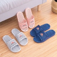 bedroom slippers slippers men house slippers Home Home Couple Hollow Leakage Massage Slippers Women 