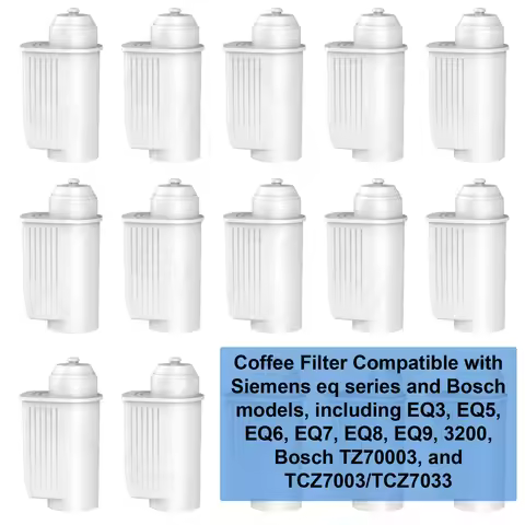 15-1Pcs Water Filter for Siemens EQ Series, EQ5, EQ6, EQ9, EQ500, S700,Coffee Machine Filter for Bos