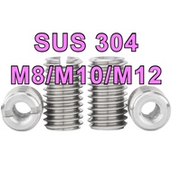 [New Arrival] Screw Converter Threaded Insert for Metal 304 Stainless Steel Inside Outside Thread / 
