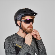 Mountain bike helmet in two sizes-M:53 cm.–59 cm. L:59 cm.–61 cm. - black