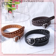 Hollow Belt Women's Love Buckle Simple And Versatile Belt Thin Girl's Heart Belt Student's Cute Deco