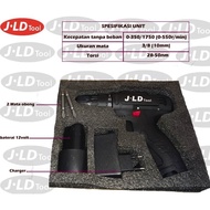 Bor baterai cas komplit JLD 36Vf Mesin bor baterai cordless JLD j36v ACC original besi - Cordless Drill bor with 2 baterai/kasus/charger - fullset bor listrik bor baterai- impact bor baterai