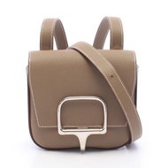 [二手] 愛馬仕 HERMES 單肩包 Della Cavalleria Mini Etoupe 082226CK Etoupe 皮革 Della Cavalleria Mini Etoupe 女士