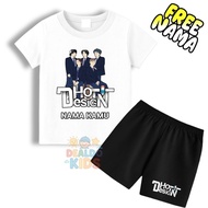 Dhot children's t-shirt and pants set 4G GangDesign free name - Children's t-shirt set with free nam