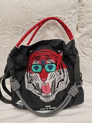 Ball ＆ Chain tote bag with strap 日本刺繡環保袋連加購肩帶