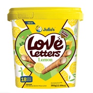 Candy Julies Love Letters Chocolate  Strawberry  Lemon 360g