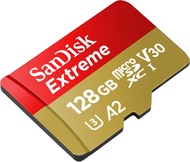 SANDISK Extreme Micro SD card ของแท้ 256GB/128GB (190MB/s) UHS-IU3V30A2C104K Memory Card เมมโมรี่การ