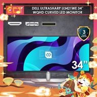 Dell U3421WE 34" WQHD UltraSharp Curved USB-C (3440x1440) 5MS IPS LED Monitor