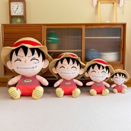 One Piece Luffy Plush Doll, Cartoon Decoration Figurine