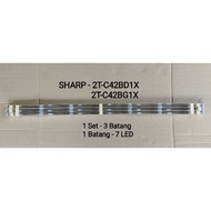 (Ready Stock) 2T-C42BD1X / 2T-C42BG1X  SHARP 40" LED TV Backlight (1Set)
