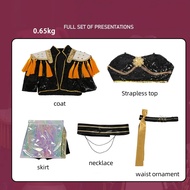 LZ59 ST5 KPop Demon Hunters HUNTR/X Mira black gold performance costume role play cosplay cloth Hall