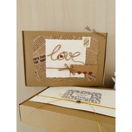 [HANDMADE Gift] KRAFT Paper Box For Gift