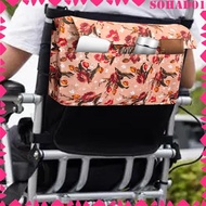 [Sohad] Wheelchair Bag Adjustable Strap Portable Waterproof Wheelchair Organizer Bag