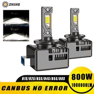 2PCS D1S D3S LED Car Headlight Bulb D2S LED Canbus 6500K D4S D5S D8S Car Lamps HID Xenon Upgrade Kit