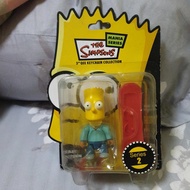 Qee Keychain Collection The Simpsons Mania Series Bart Snowboard Bart